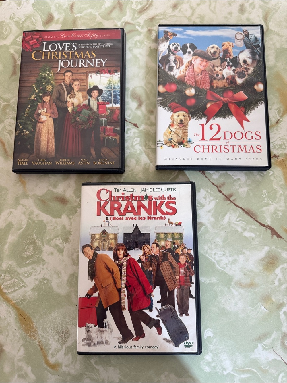 Lot of 3 Christmas Holiday Movies DVDs